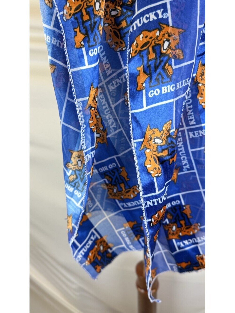 University of Kentucky Wildcats Scarf GO BIG BLUE 100% Polyester 58" x12 SANDOL - Picture 3 of 7